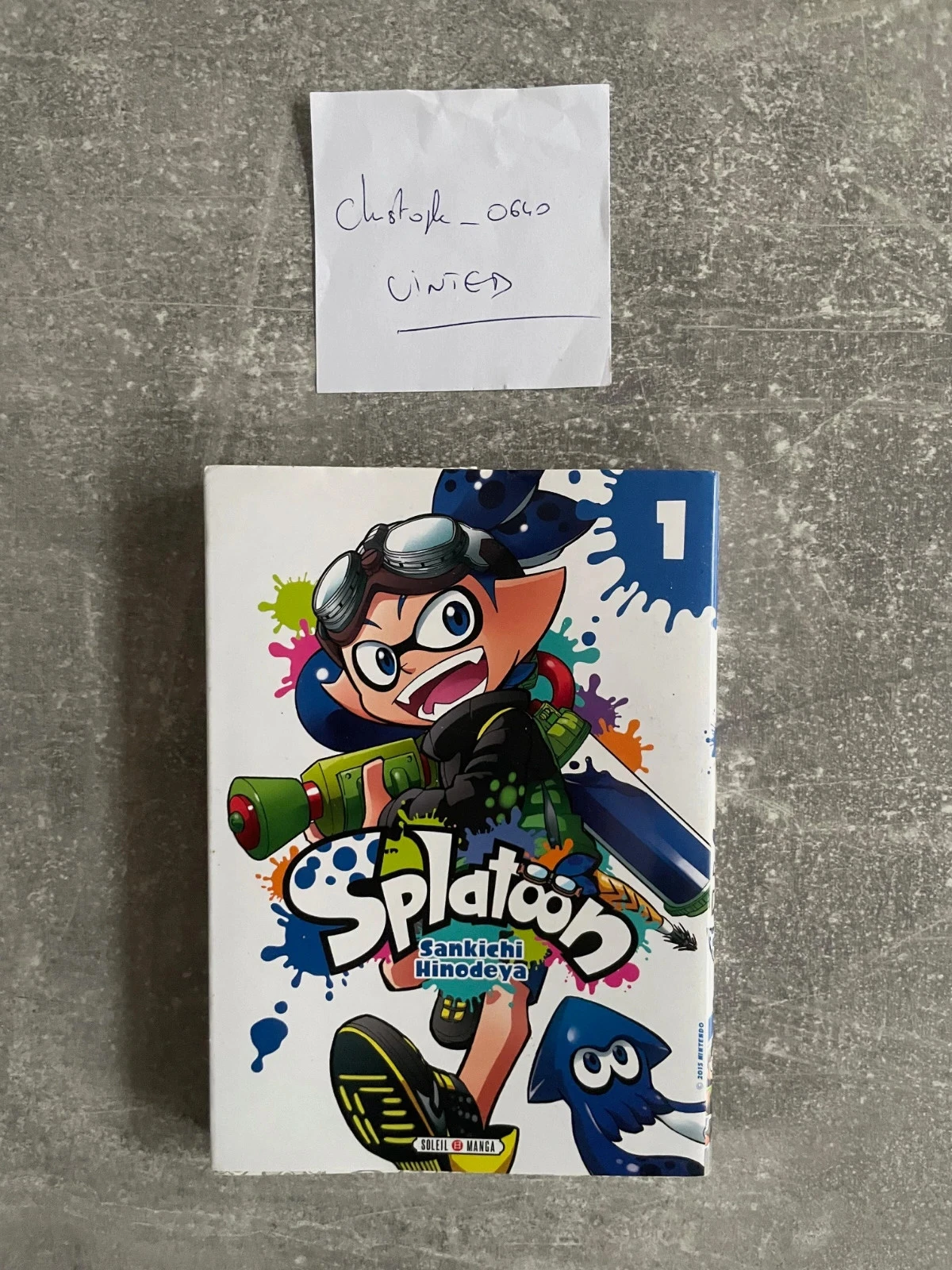Manga Splatoon Tome 1 en version française.